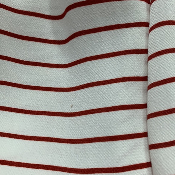 FAITHFULL *Dream* off shoulder tunic top in red  Muse stripe 6 - Picture 14 of 14